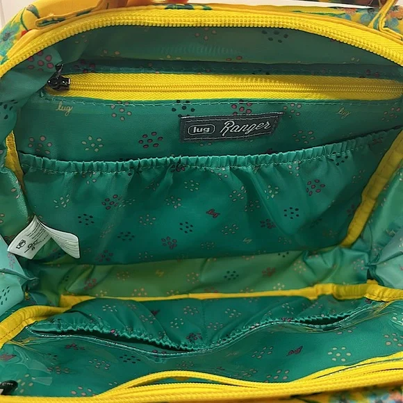 Lug Ranger Yellow Floral Quilted Crossbody Bag & Wristlet Purse Bag 🌼🌼 - Picture 8 of 11